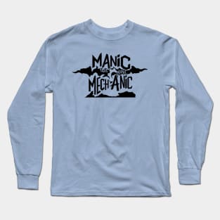 Manic Logo Black Long Sleeve T-Shirt